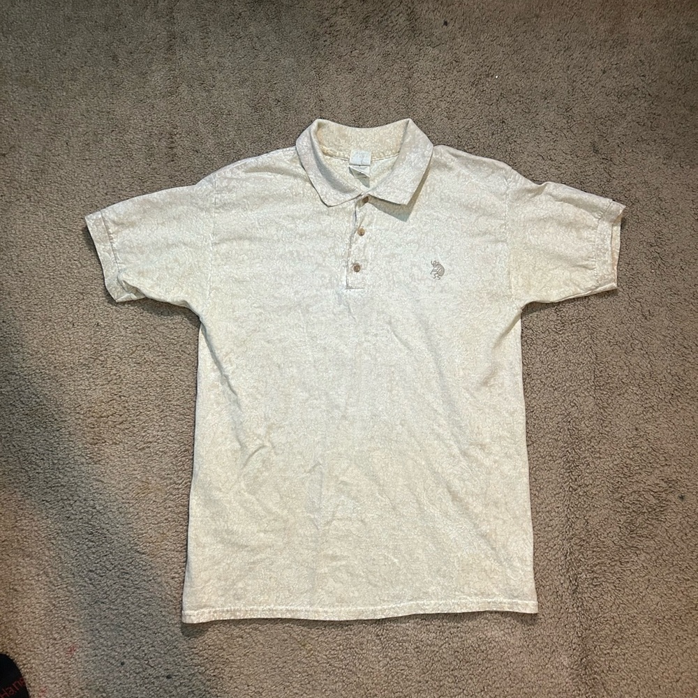 Stone Aged Rock Wear Ultra Cotton Beige Polo Shirt